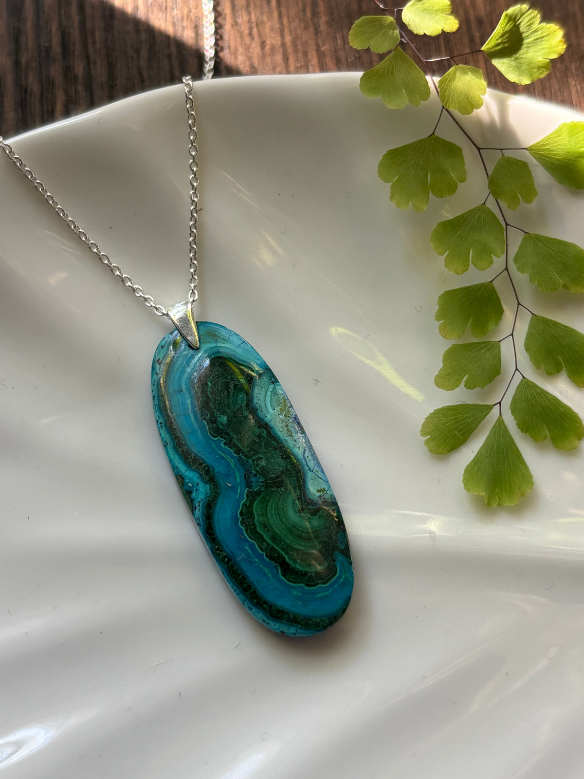 Malachite Chrysocolla Necklace