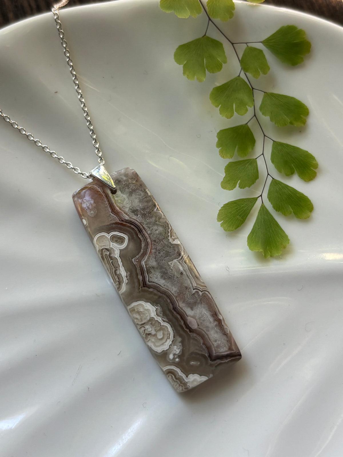 Crazy Lace Agate Necklace