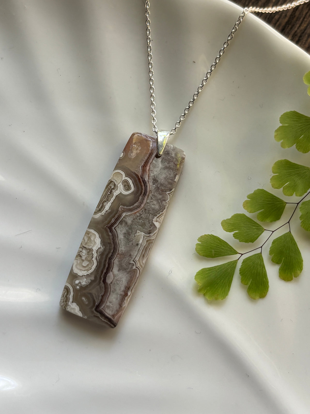 Crazy Lace Agate Necklace