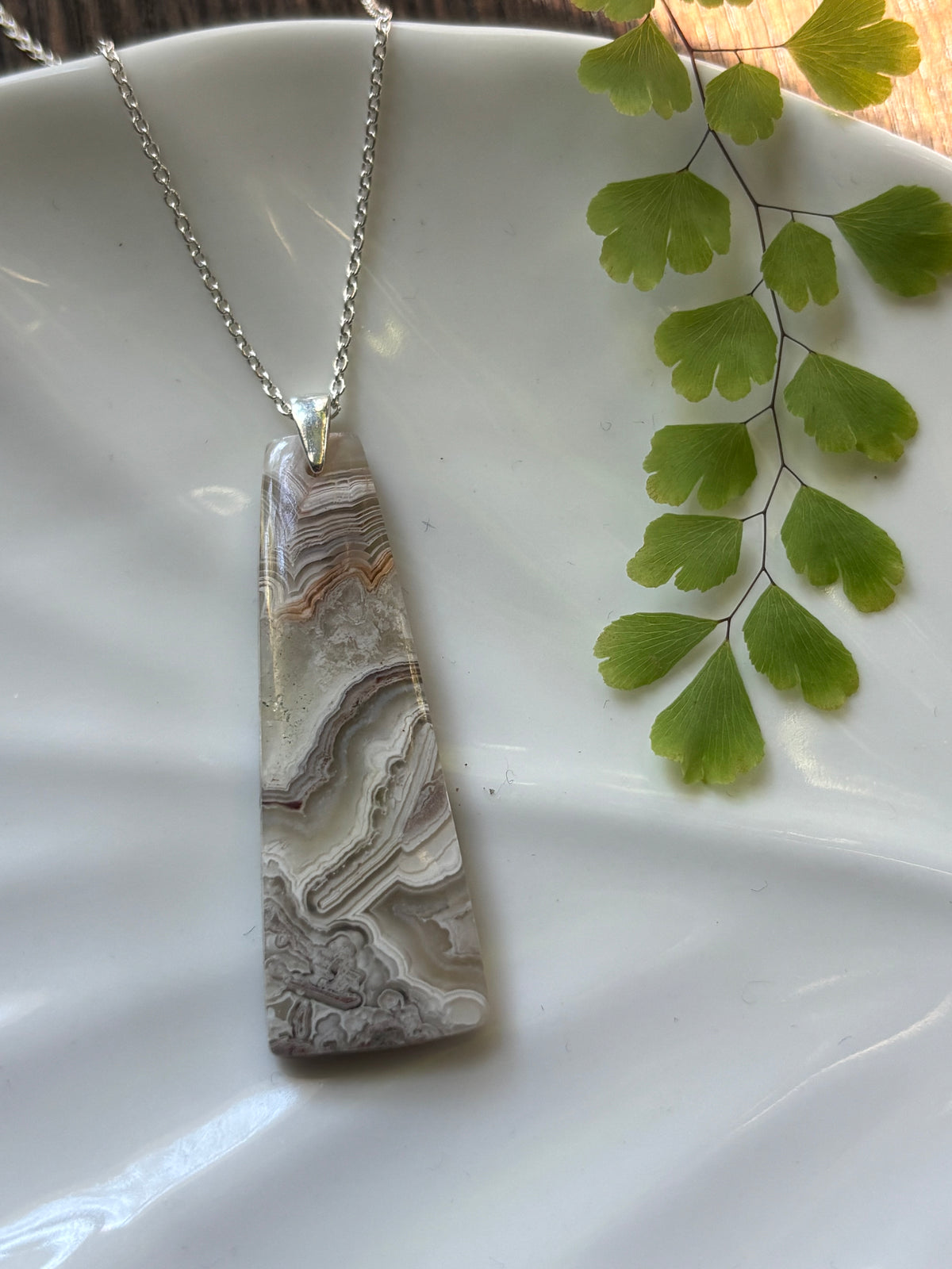 Crazy Lace Agate Necklace