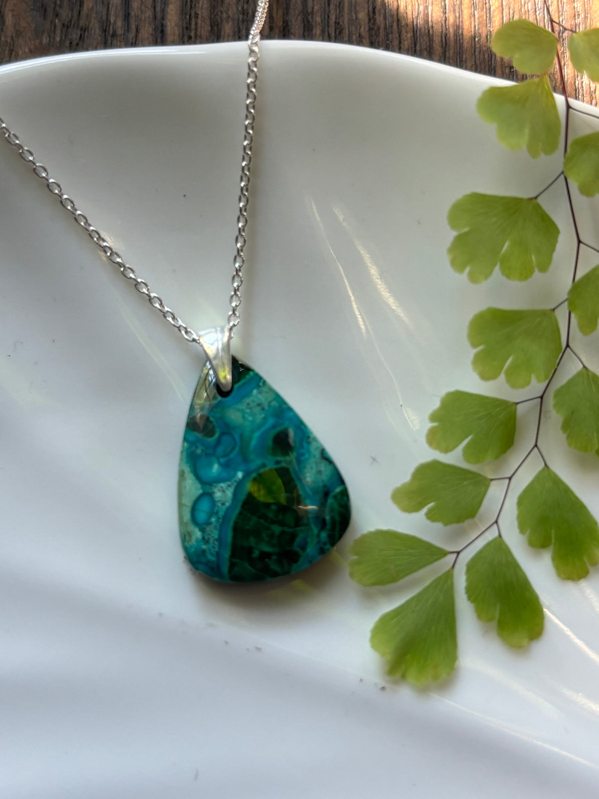 Malachite Chrysocolla Necklace