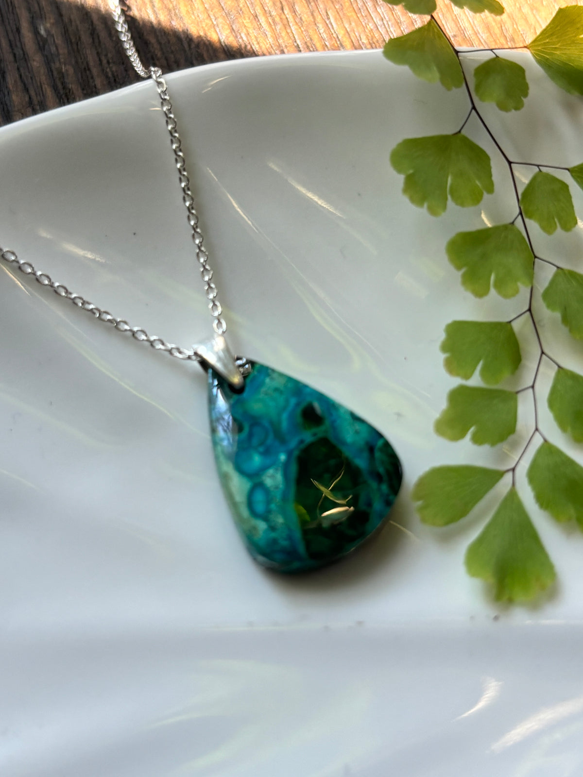 Malachite Chrysocolla Necklace