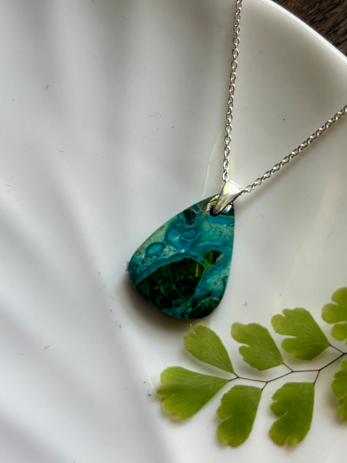 Malachite Chrysocolla Necklace