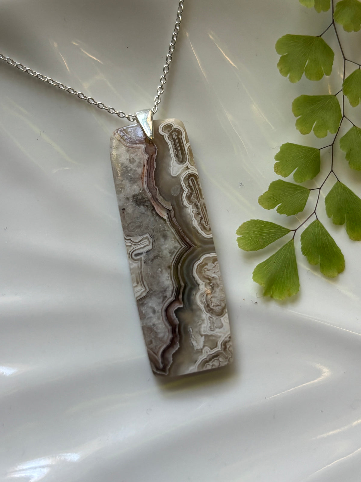 Crazy Lace Agate Necklace