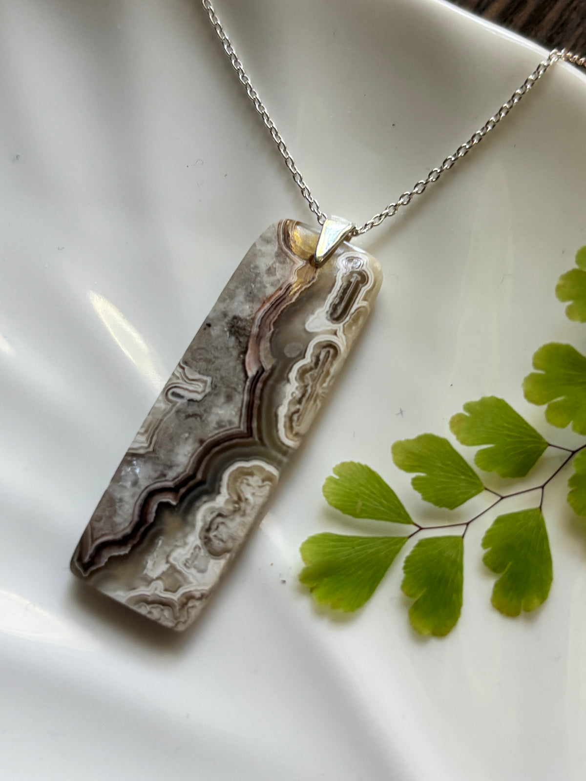 Crazy Lace Agate Necklace