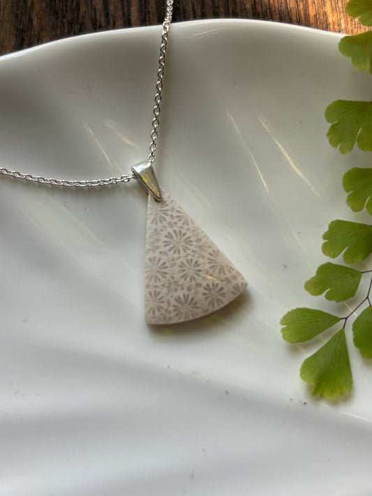 Fossilized Coral Necklace