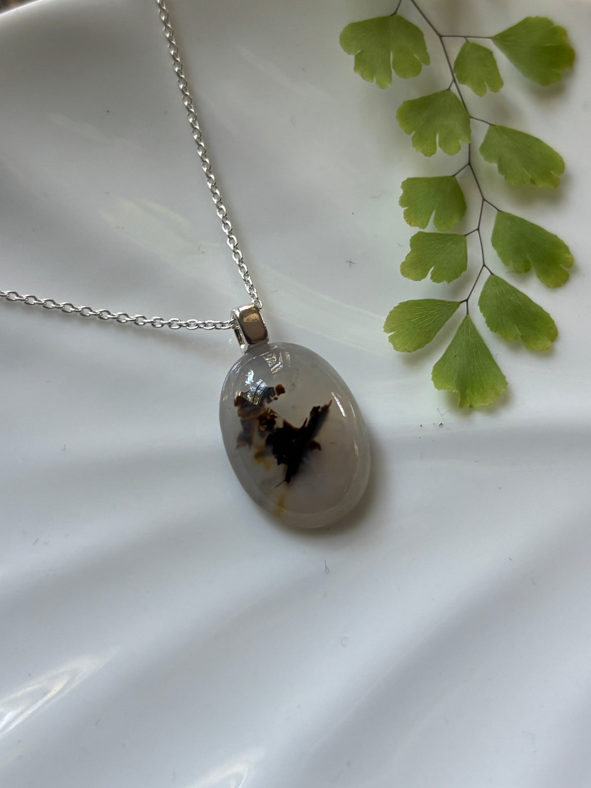 Dendritic Agate Necklace