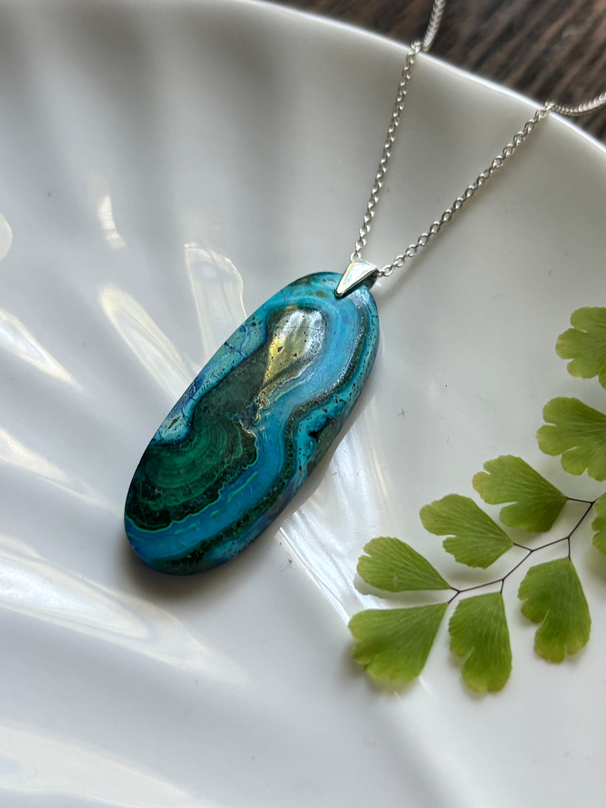 Malachite Chrysocolla Necklace