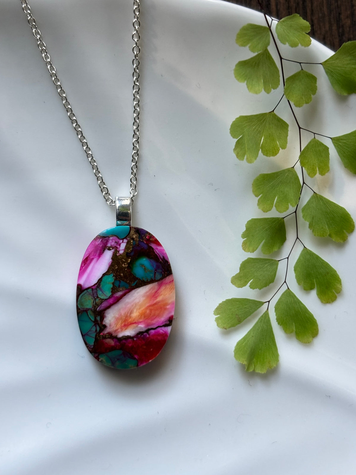 Spiny Oyster Turquoise Necklace