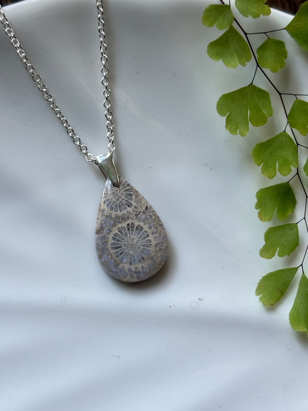 Fossilized Coral Necklace