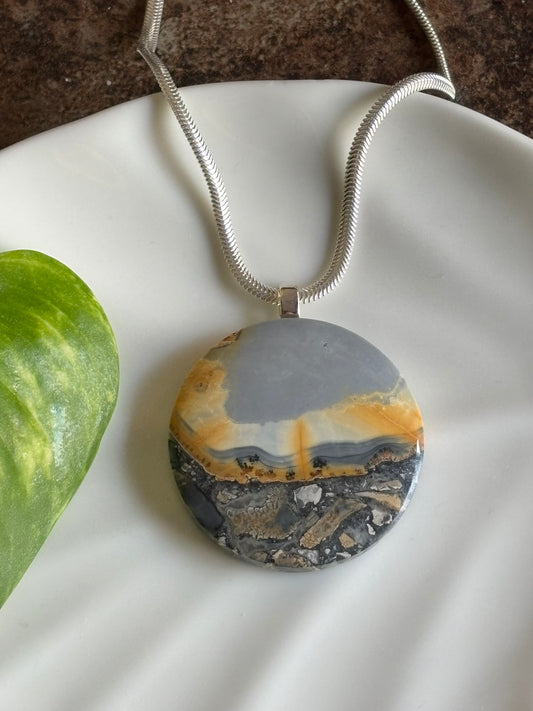 Maligano Jasper necklace view 1