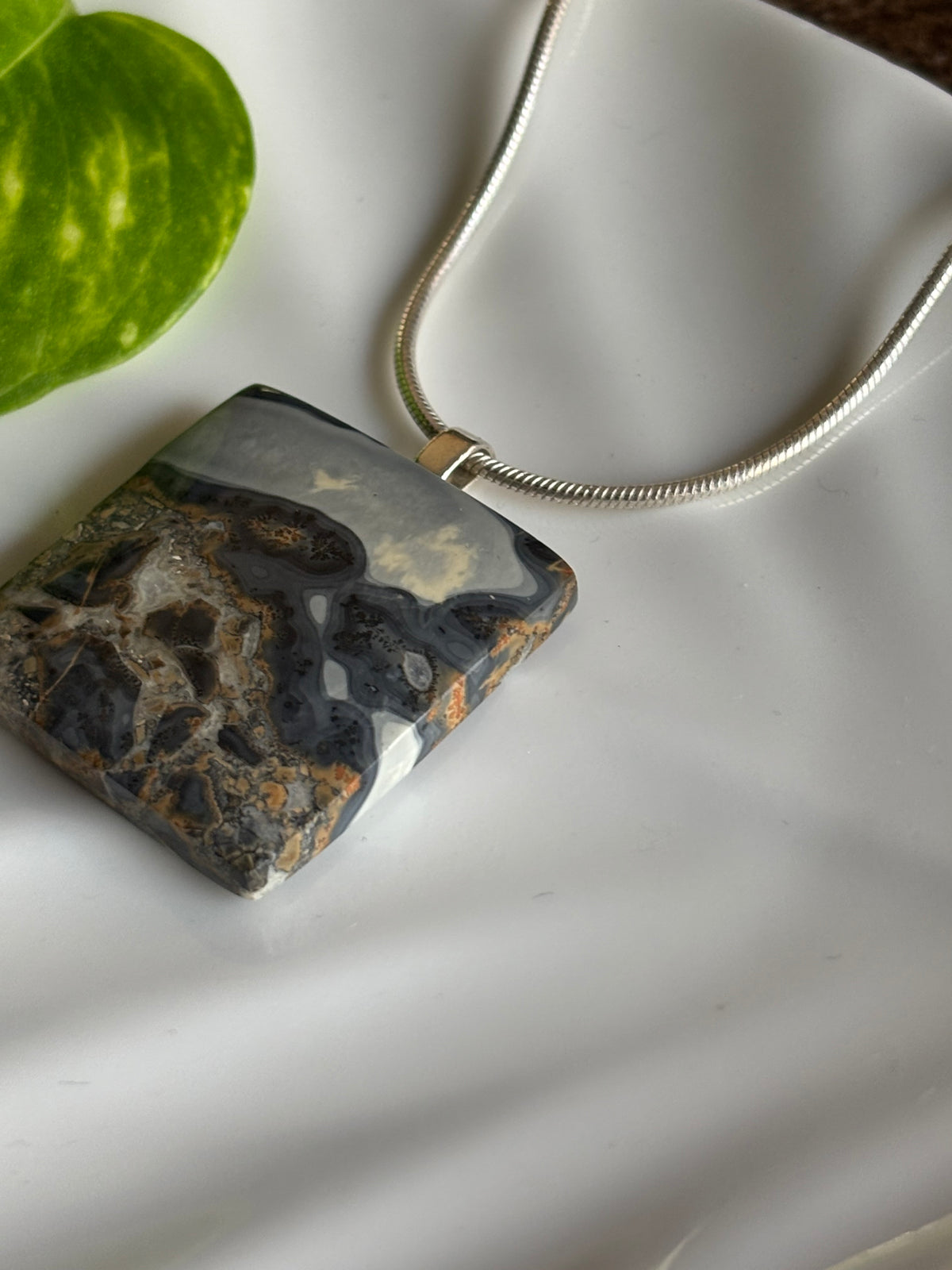 Maligano Jasper necklace view 2