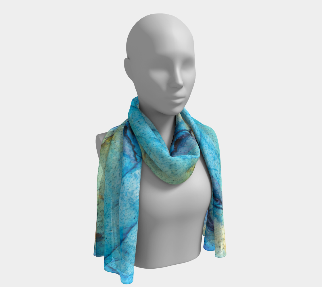 Labradorite Silk Scarf