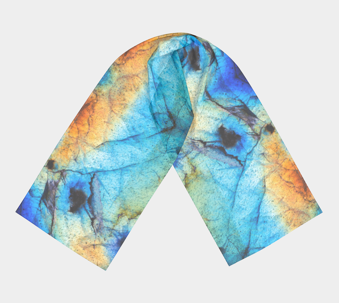 Labradorite Silk Scarf